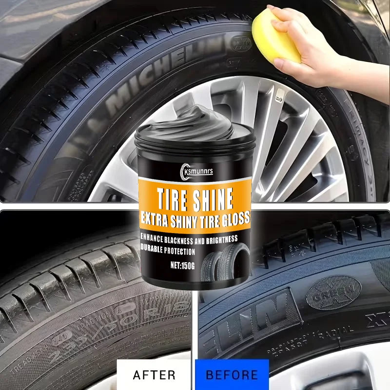 Car Plastic Renovator Polish: Repairs scratches, shines tires—for interiors/exteriors