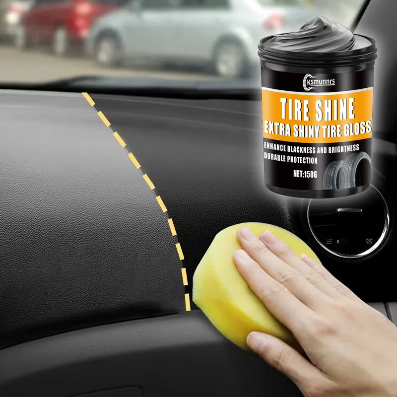 Car Plastic Renovator Polish: Repairs scratches, shines tires—for interiors/exteriors