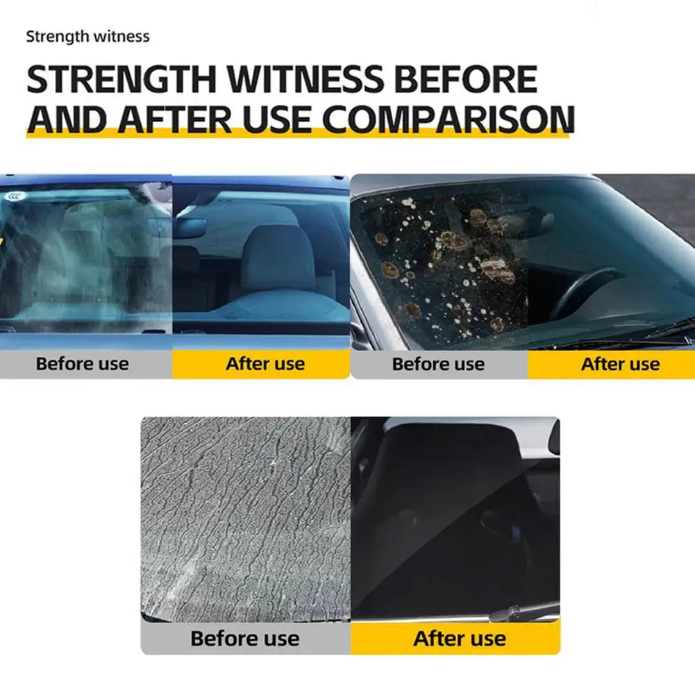 Car Glass Polishing Liquid Remover Deep Cleaner Paste Film Removal Cream Clear Window Auto Detailing Tool