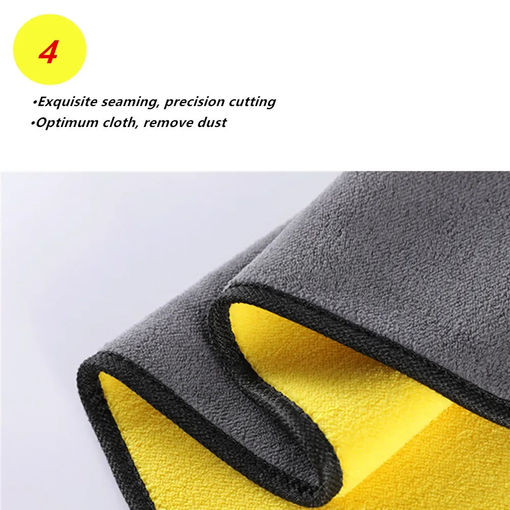 Advanced Auto Detailing Towel - 30x30/60CM Microfiber Cloth for Superior Car Cleaning and Maintenance