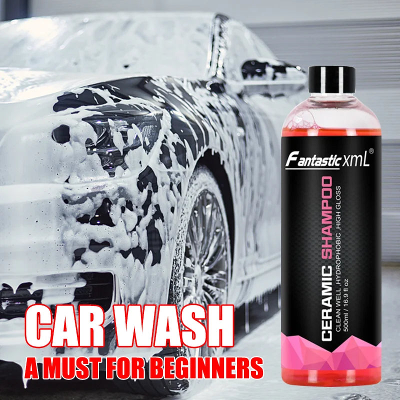 Concentrate Car Wash Shampoo with Wax High Gloss Ceramic Soap