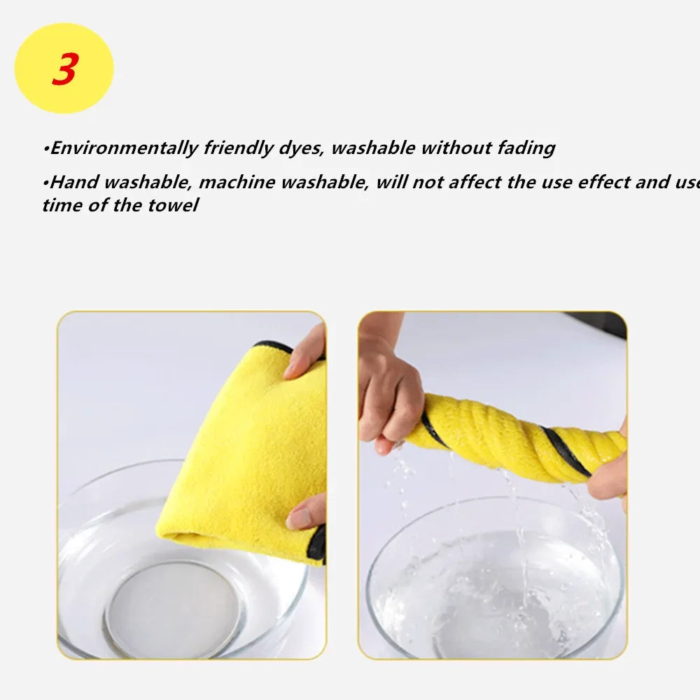 Advanced Auto Detailing Towel - 30x30/60CM Microfiber Cloth for Superior Car Cleaning and Maintenance