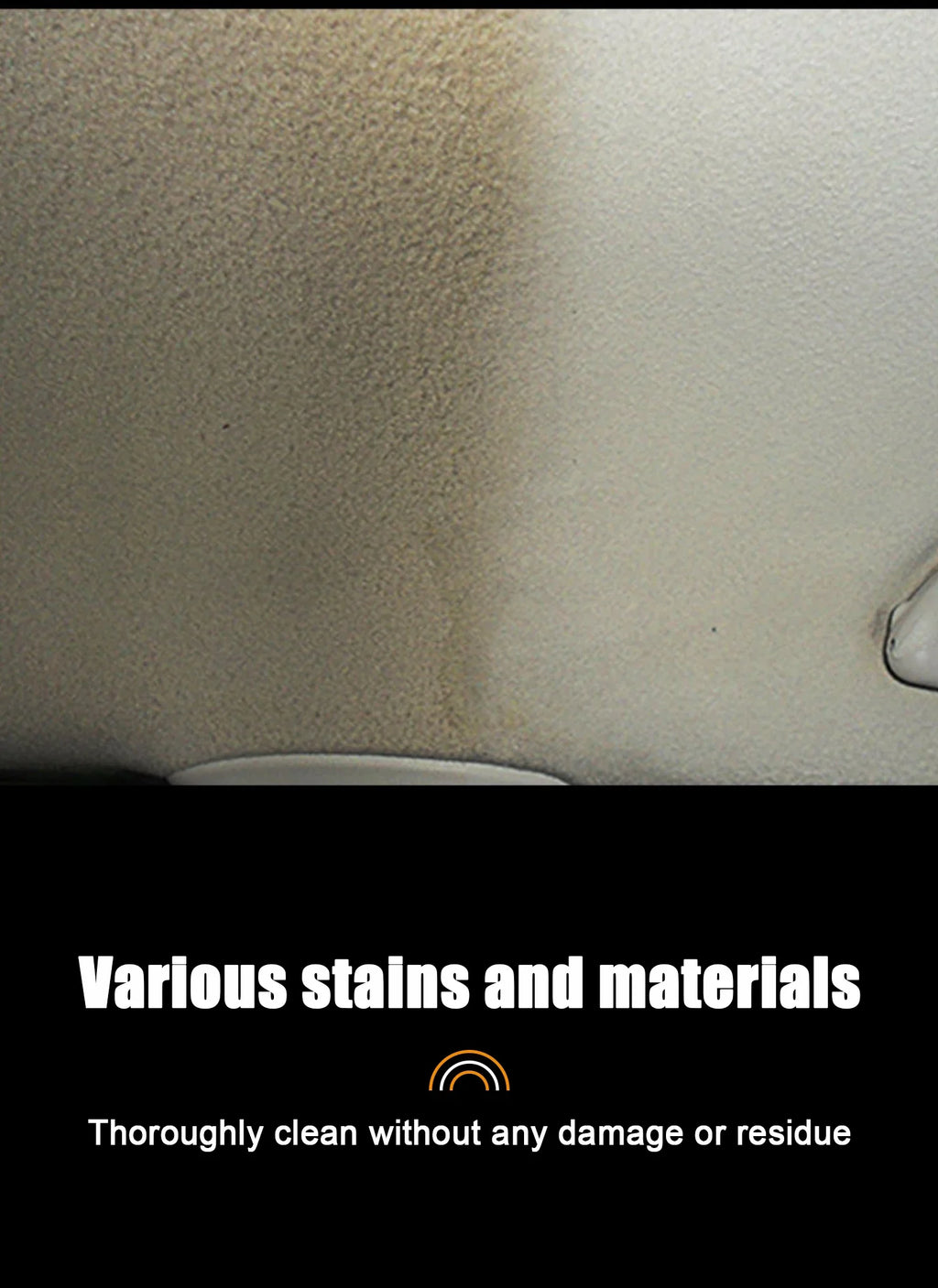 Car Interior Cleaner Agent Ceiling Cleaner Leather Flannel Woven Fabric Water Free Multipurpose Auto Dash  Auto Detailing X8