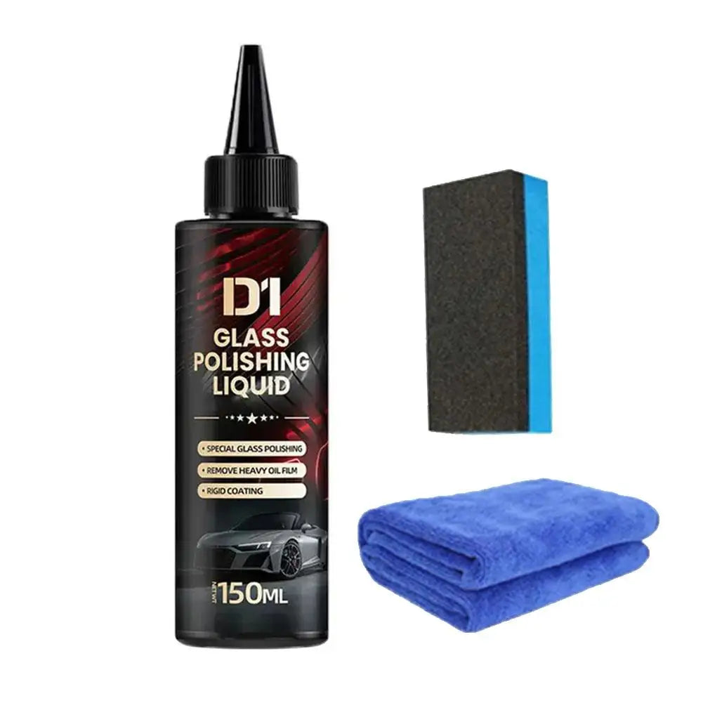 Car Glass Polishing Liquid Remover Deep Cleaner Paste Film Removal Cream Clear Window Auto Detailing Tool