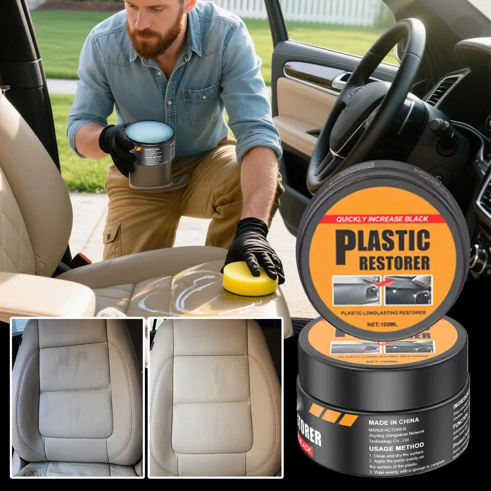 Car Interior Plastic Restorer