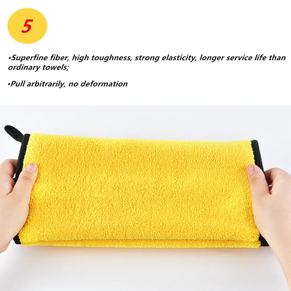 Advanced Auto Detailing Towel - 30x30/60CM Microfiber Cloth for Superior Car Cleaning and Maintenance