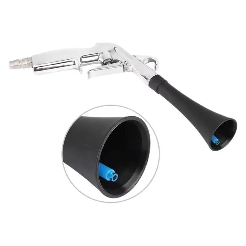 1 Pc Tornado Auto Detailing Dust Blower Gun High-Pressure Pneumatic Spray Tool for Interior Car Cleaning & Care