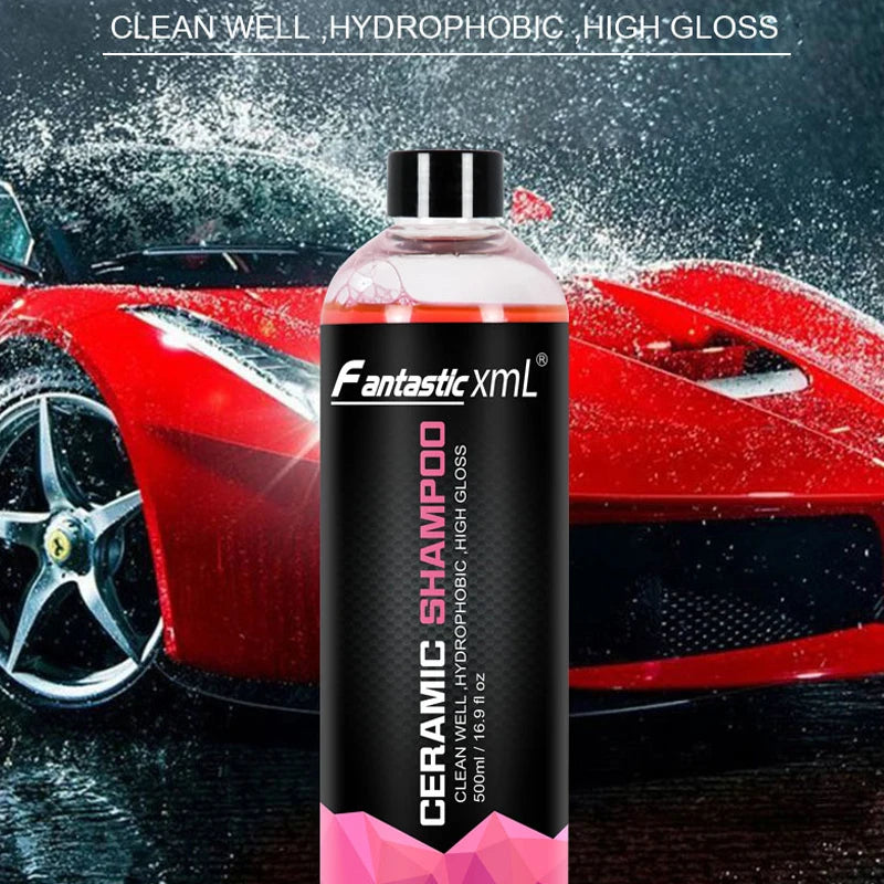 Concentrate Car Wash Shampoo with Wax High Gloss Ceramic Soap