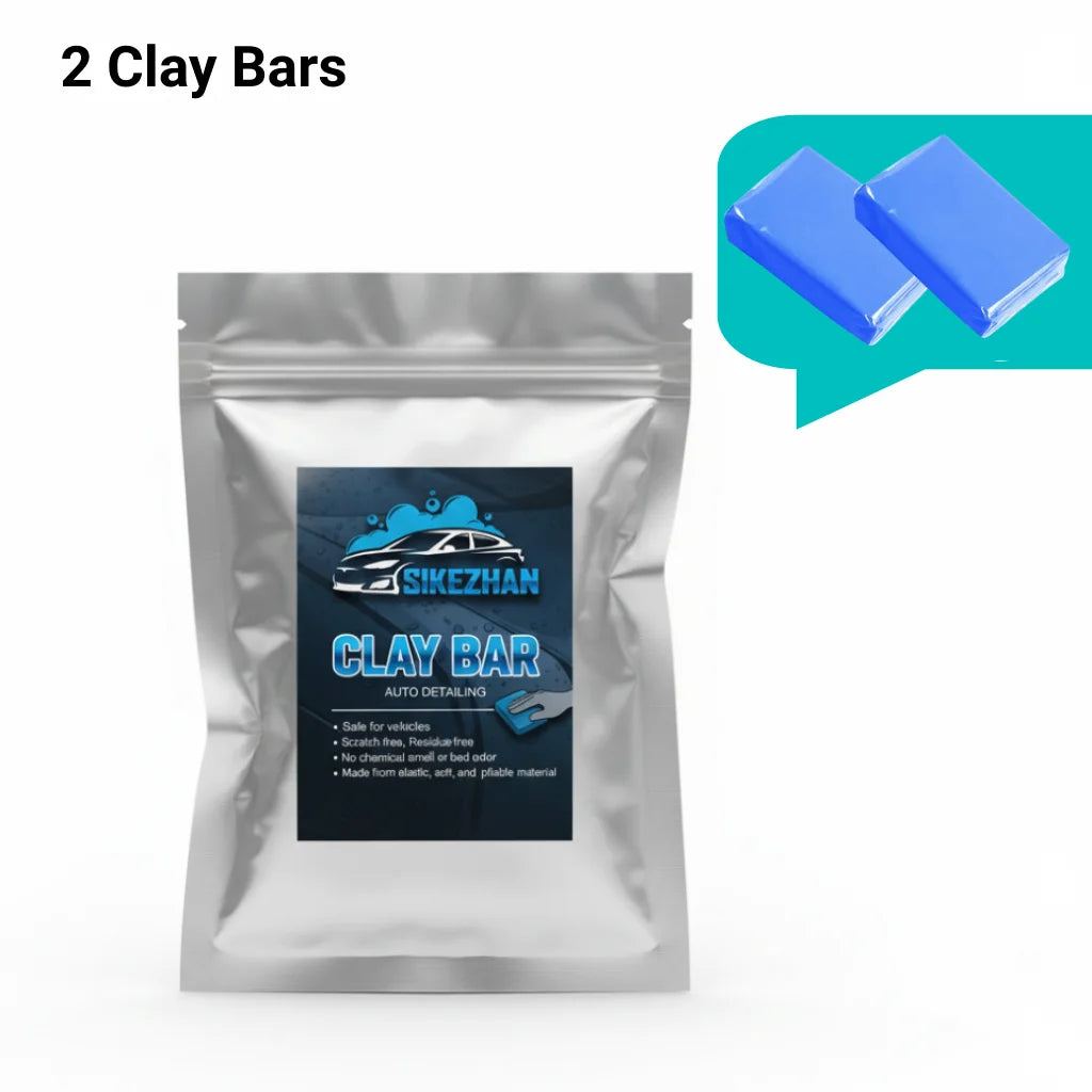 Auto Detailing Clay Bar for Paint Decontamination. Easily Removes Tree Sap, Bugs, & Overspray. Preps for Wax & Polish