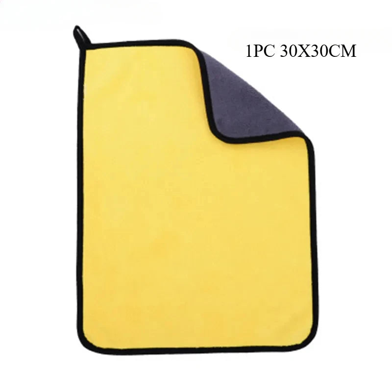 Advanced Auto Detailing Towel - 30x30/60CM Microfiber Cloth for Superior Car Cleaning and Maintenance