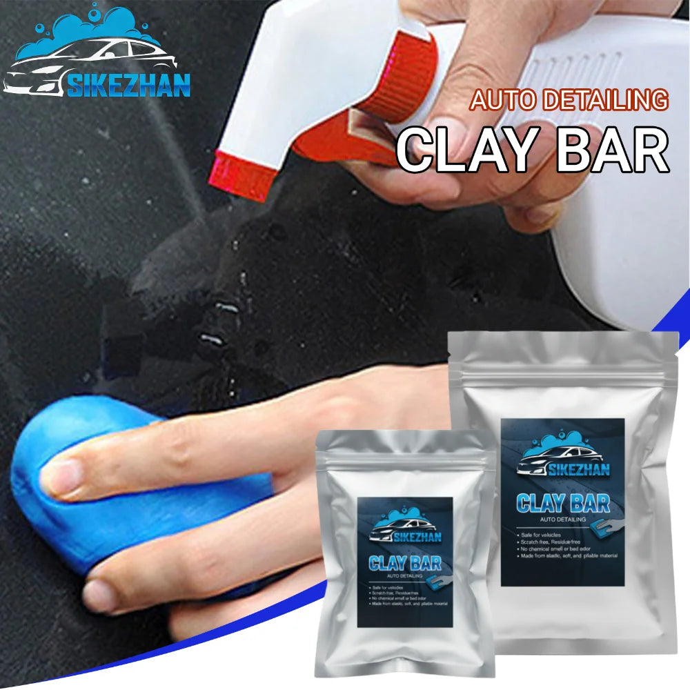 Auto Detailing Clay Bar for Paint Decontamination. Easily Removes Tree Sap, Bugs, & Overspray. Preps for Wax & Polish