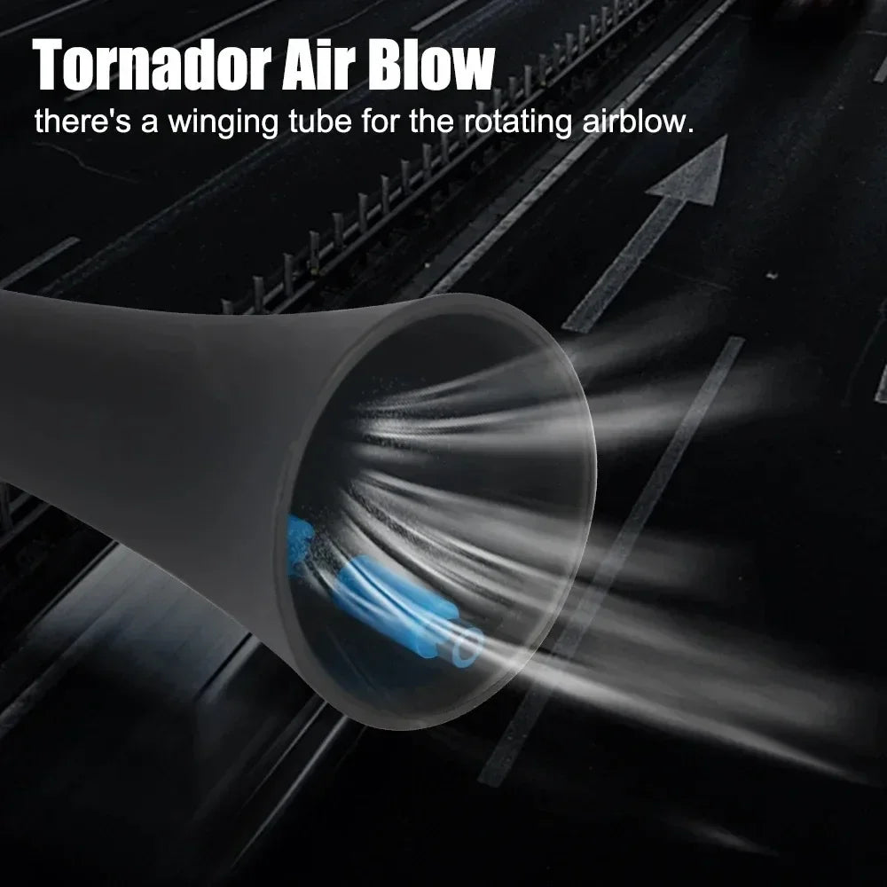 1 Pc Tornado Auto Detailing Dust Blower Gun High-Pressure Pneumatic Spray Tool for Interior Car Cleaning & Care