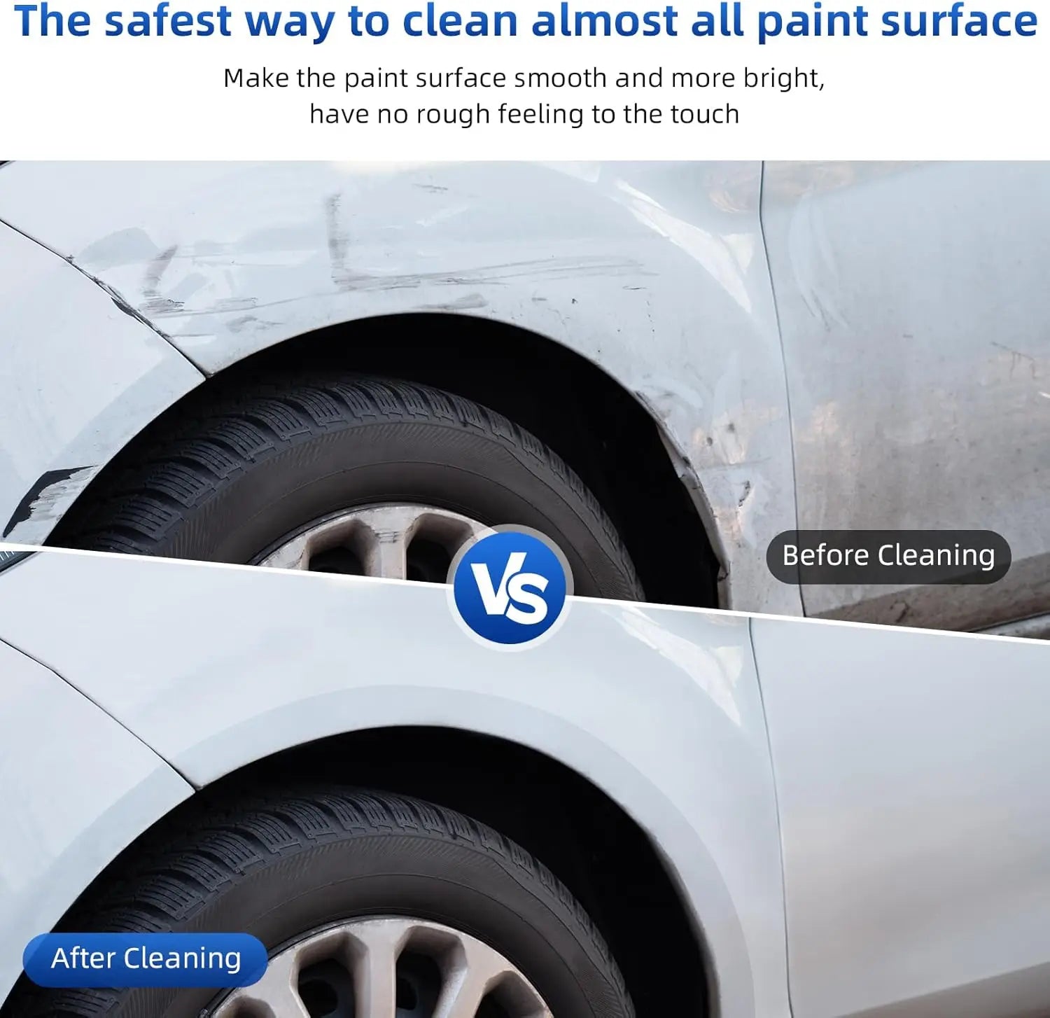 Auto Detailing Clay Bar for Paint Decontamination. Easily Removes Tree Sap, Bugs, & Overspray. Preps for Wax & Polish