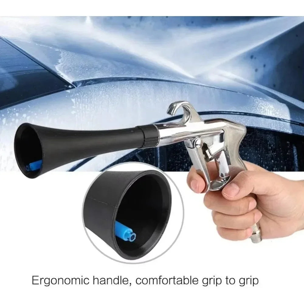 1 Pc Tornado Auto Detailing Dust Blower Gun High-Pressure Pneumatic Spray Tool for Interior Car Cleaning & Care