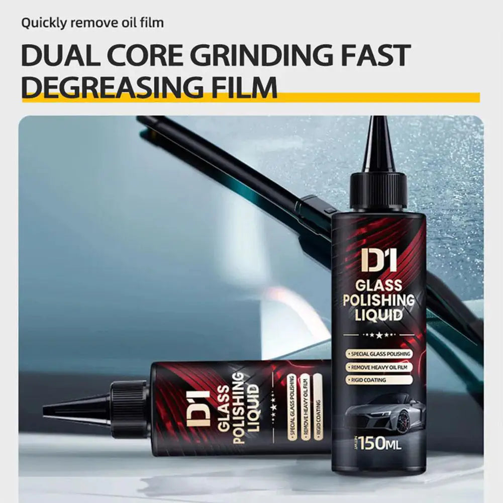 Car Glass Polishing Liquid Remover Deep Cleaner Paste Film Removal Cream Clear Window Auto Detailing Tool